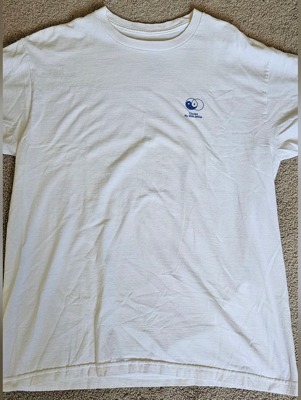 Mac Miller Circles White T Shirt